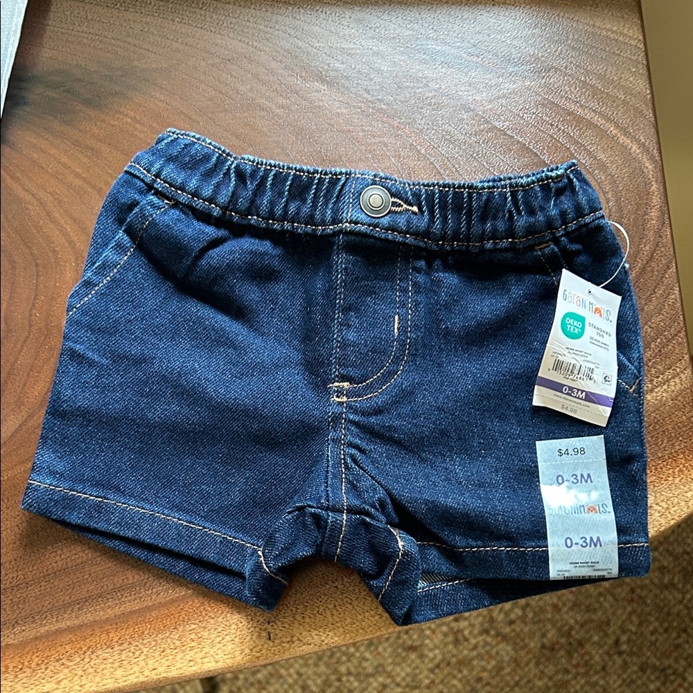 Garanimals Dark Blue Denim Shorts